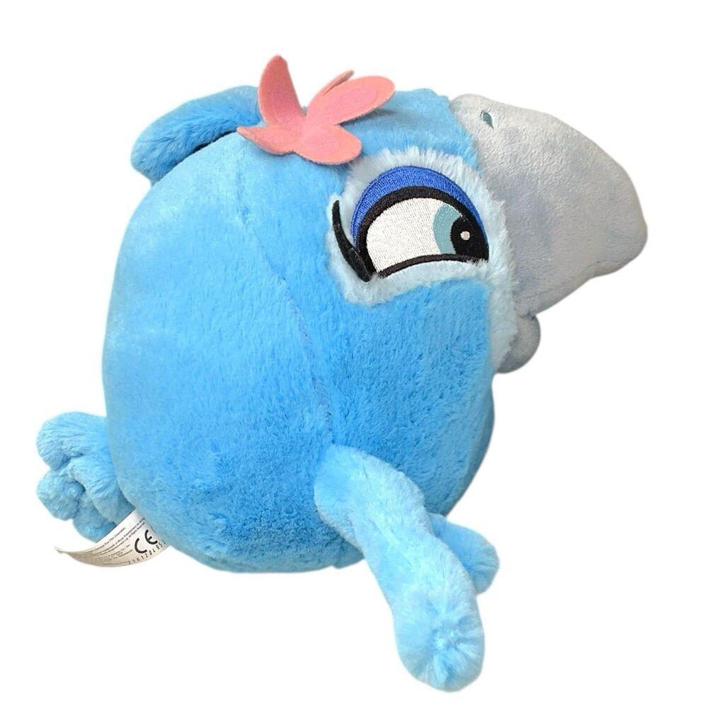 2011  Angry Birds Rio Jewel Girl Plush 7” Stuffed Animal Commonwealth No‎ Sound